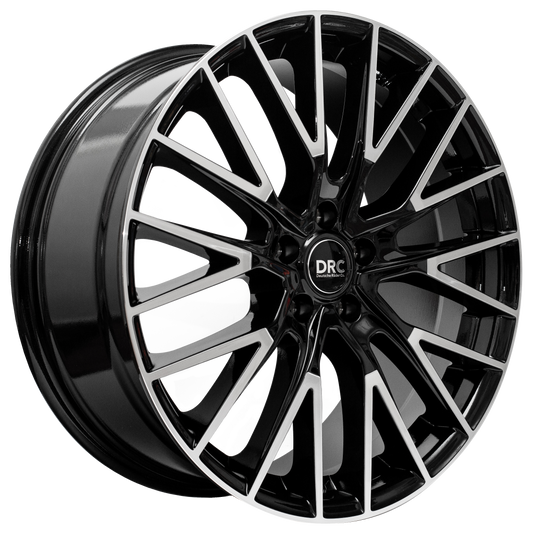 DRC Cyclone - Gloss Black / Polished (Set of 4)