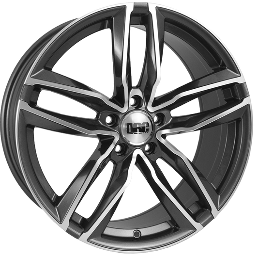 DRC DAA - Gunmetal Grey / Polished (Set of 4)