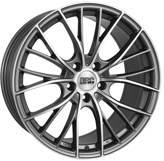 DRC DMM - Gunmetal Grey / Polished (Set of 4)