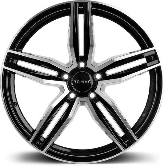 ROMAC Venom - Gloss Black / Polished (Set of 4)