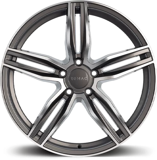 ROMAC Venom - Gloss Grey / Polished (Set of 4)