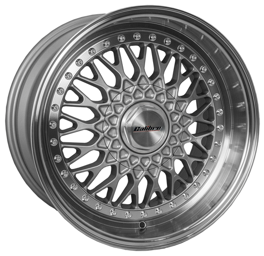Calibre Vintage - Silver / Polished Rim (Set of 4)